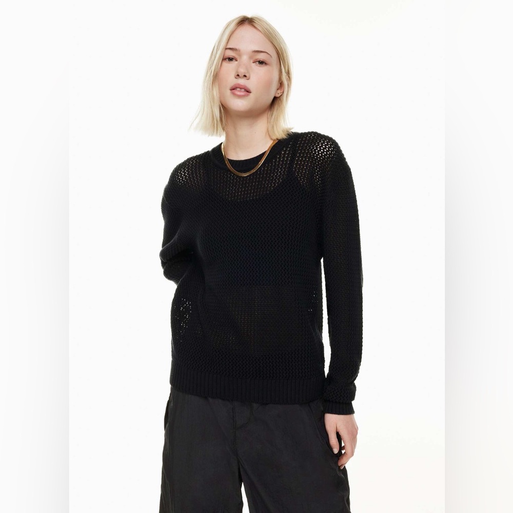 TNA Alameda Sweater in Black - Women’s Medium